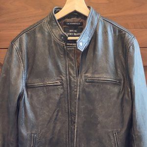 Lucky Brand Leather Jacket The Bonneville Racer Vintage Inspired